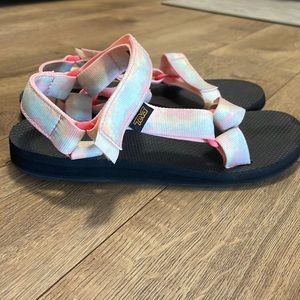Teva Original Sandals, NWOT women size 8 tie-dye